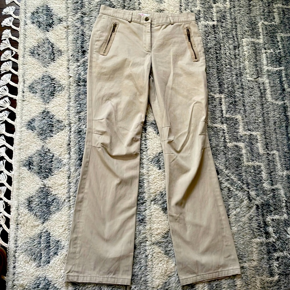 Michael Kors boot cut khaki pants